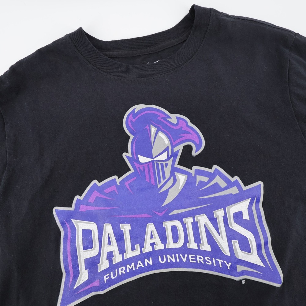 Nike Furman University Paladins Graphic T-Shirt Black‎ Long Sleeve Mens Small